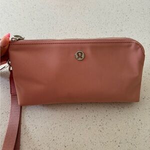 Pink Lululemon wallet